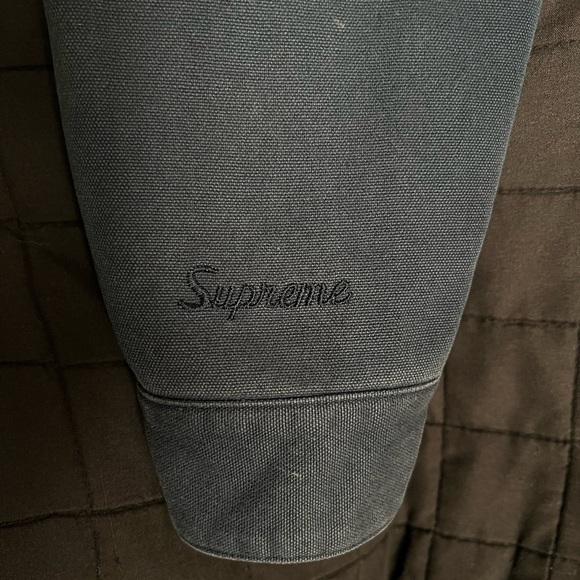 Supreme Navy S Canvas Coaches Jacket Size Large F/W 2012 - Picture 3 of 4